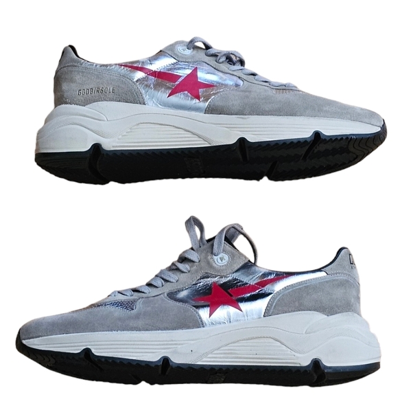 Golden Goose Running Sole Size EU 46 US 13  UK 12 Sneaker, Silver - Picture 1 of 5